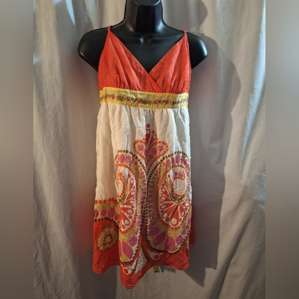 Studio M White and Pink Dress